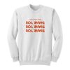 Louis Tomlinson Thank You Sweatshirt