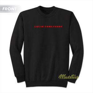 Louis Tomlinson World Tour Globe Black Sweatshirt 1