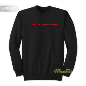 Louis Tomlinson World Tour Globe Black Sweatshirt 3