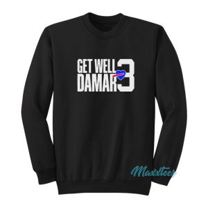 Love For 3 Get Well Damar Hamlin Sweatshirt 1