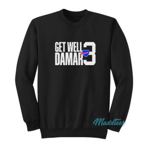 Love For 3 Get Well Damar Hamlin Sweatshirt 2