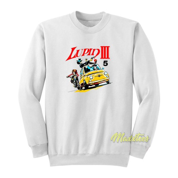 Lupin The Third Car Chase Sweatshirt