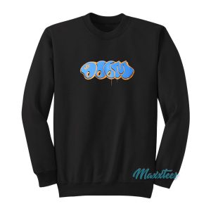 MF Doom Throw Up Blue Sweatshirt 1