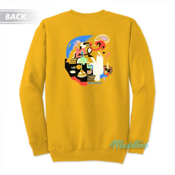 Mac Miller Faces Sweatshirt