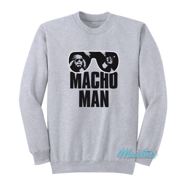 Macho Man Randy Savage Sunglasses Sweatshirt