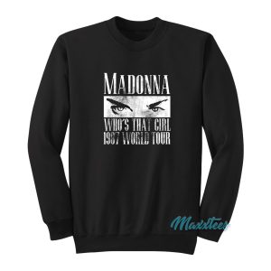 Madonna Whos That Girl 1987 World Tour Sweatshirt 1