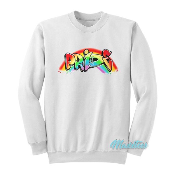 Mariah Carey Pride Airbrush Rainbow Sweatshirt