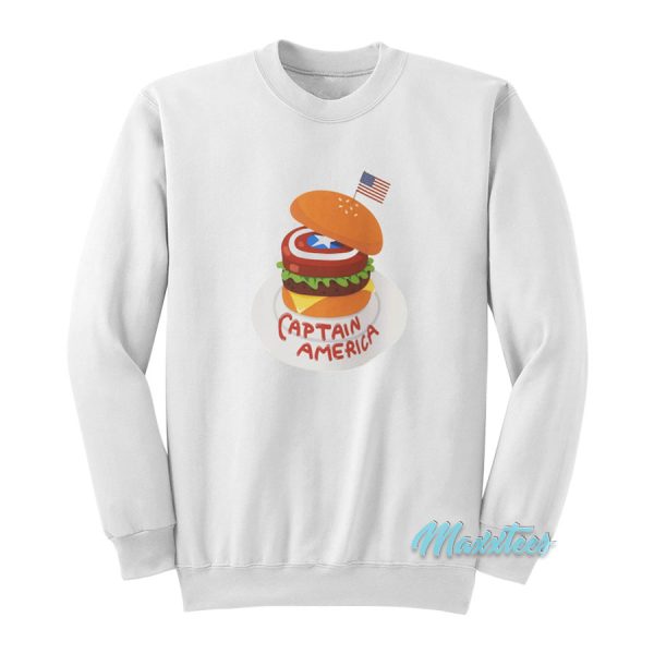 Marvel Captain America Burger Sweatshirt