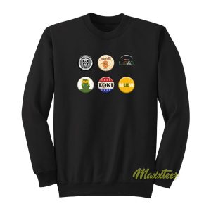 Marvel Loki 6 Pack Button Set Sweatshirt 1