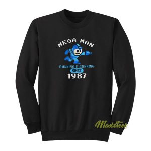 Mega Man 1987 Running and Gunning Sweatshirt 2