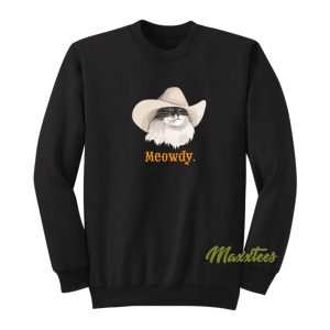 Meowdy Cat Cowboy Sweatshirt