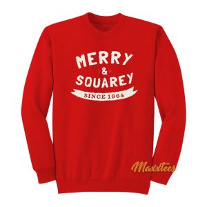 Merry and Squarey Since 1964 Imos Pizza Sweatshirt 1