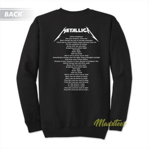 Metallica Enter Sandman Sweatshirt 2