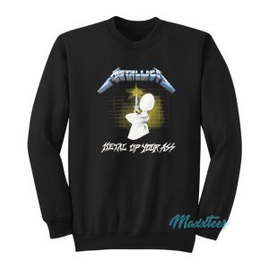 Metallica Metal Up Your Ass Toilet Chair Sweatshirt 1