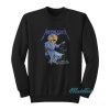 Metallica Their Money Tips Her Scales Skull Sweatshirt
