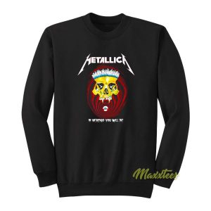 Metallicas Essential Rock Music Skull Sweatshirt 2