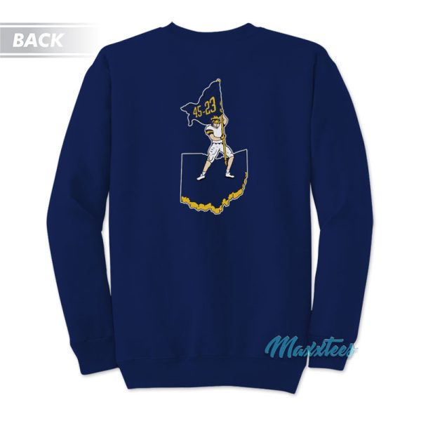 Michigan Wolverines Flag Plant Sweatshirt