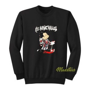 Mickey Ice Nine Kills Halloween Silver Scream Sweatshirt 2