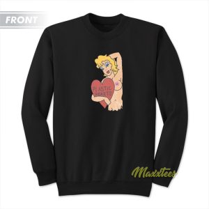 Miley Cyrus Makes Me Wet Plastic Heart Sweatshirt 2