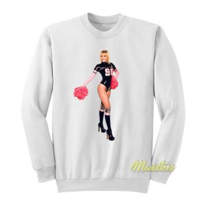 Miley Cyrus Super Bowl NFL Sweatshirt