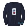 Miller Lite Beer Large Can Sweatshirt