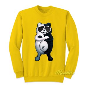 Monokuma Wear Glasses Danganronpa Sweatshirt