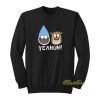 Mordecai and Rigby Yeahuh Sweatshirt
