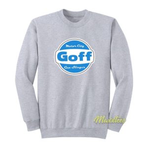 Motor City Goff Gun Slinger Brian J Egick Jr Sweatshirt