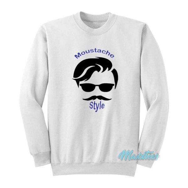 Moustache Style Sweatshirt