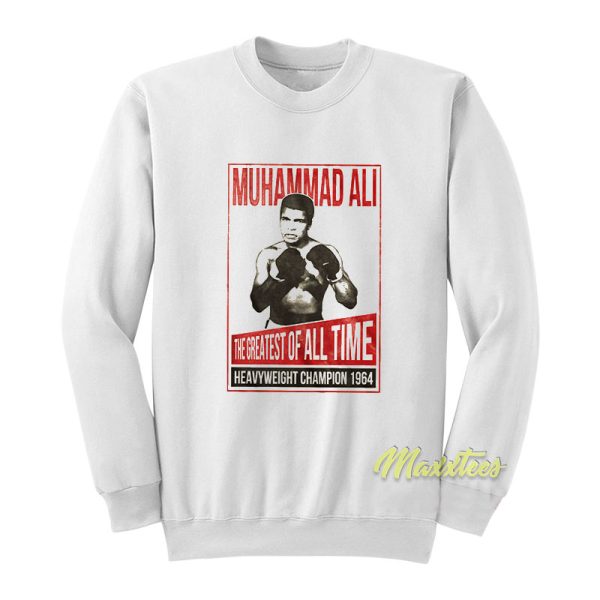 Muhammad Ali Heavyweight Champion Sweatshirt