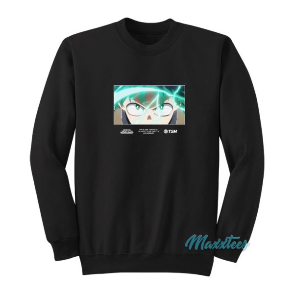 My Hero Academia Izuku Midoriya Eyes Sweatshirt