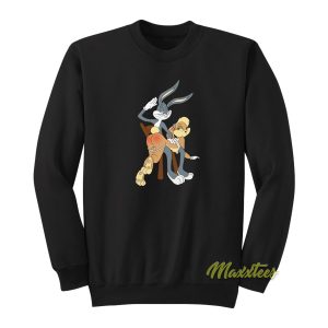 Naughty Bugs Bunny Lola Bunny Butt Slap Sweatshirt 1