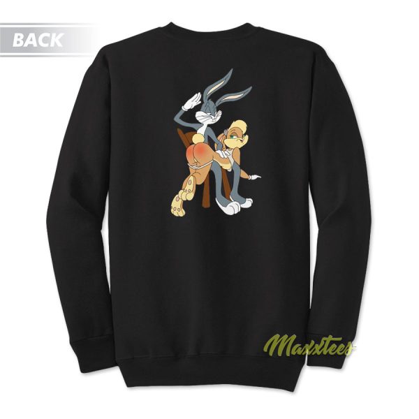 Naughty Bugs Lola Bunny Butt Slap Sweatshirt