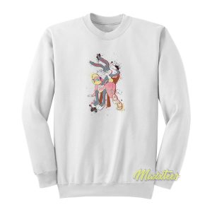 Naughty Bugs and Lola Bunny Butt Slap Sweatshirt