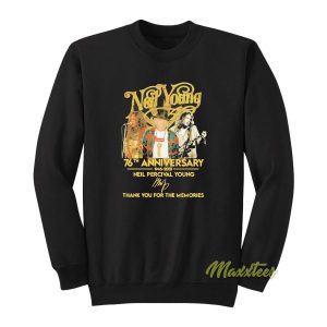 Neil Young 76th Anniversary 1945 2021 Sweatshirt 2