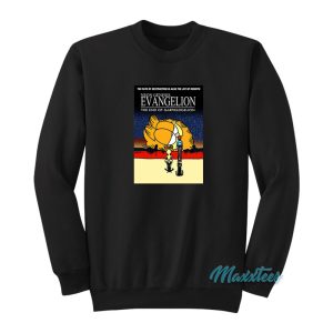 Neon Genesis Evangelion The End Of Garfieldgelion Sweatshirt 1