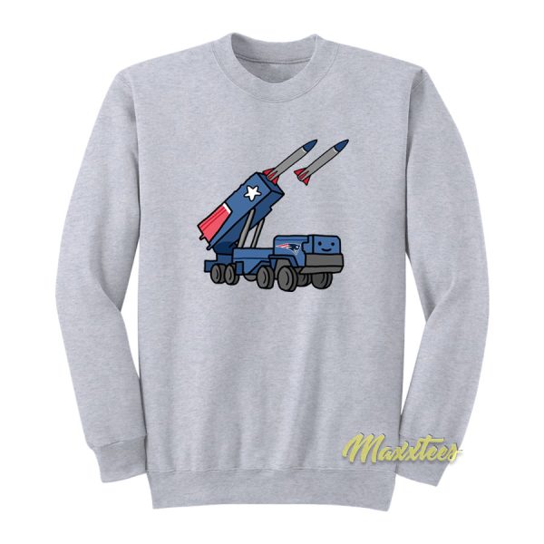 New England Patriots Rockets Truck Sweatshirt