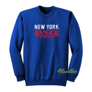 New York Rangers Stranger Things Sweatshirt 1