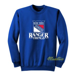 New York Rangers Things Sweatshirt 1