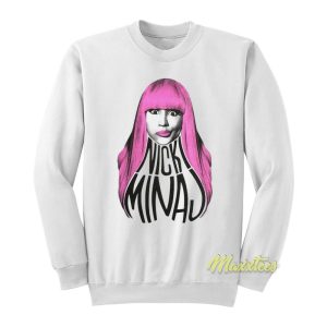 Nicki Minaj Pink Hair Slim Fit Sweatshirt