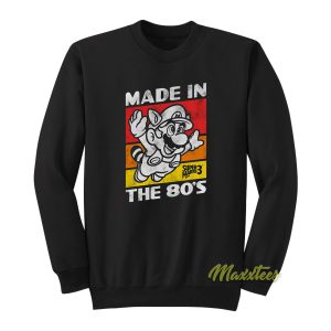 Nintendo Raccoon Mario Made in the 80s Sweatshirt 1