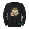 Nintendo Zelda 8 Bit Map Link Sweatshirt