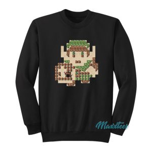 Nintendo Zelda 8 Bit Map Link Sweatshirt 1