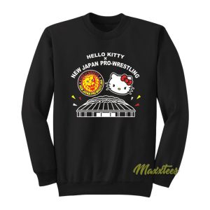 Njpw x Hello Kitty Tokyo Dome Sweatshirt 1