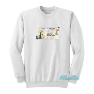 Olivia Rodrigo Driver’s License Sweatshirt