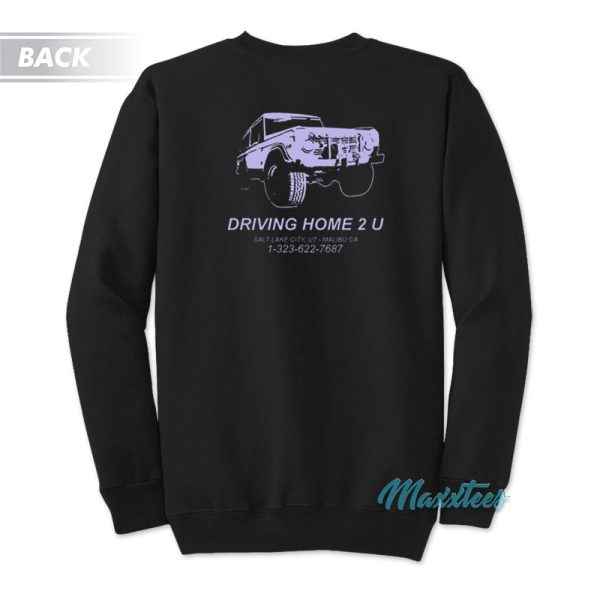 Olivia Rodrigo Sour Car Driving Home 2 U Sweatshirt