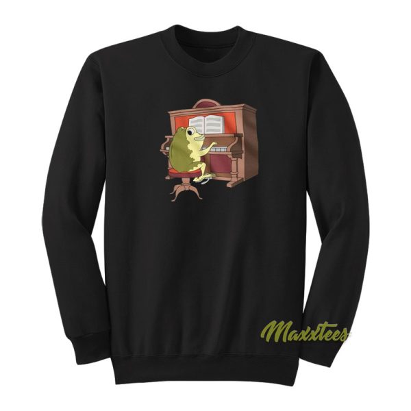 Over The Garden Wall Frog Piano Sweatshirt