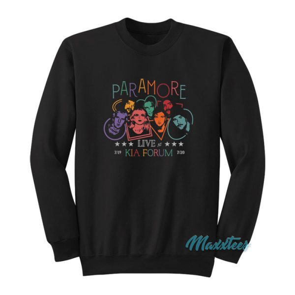 Paramore Live At Kia Forum Sweatshirt