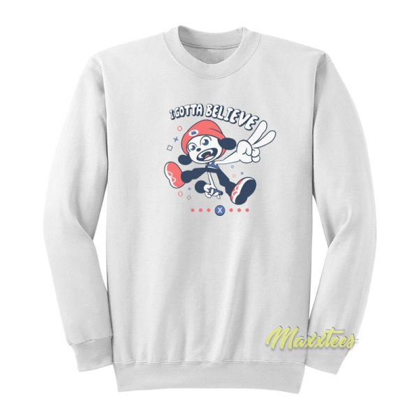 Parappa The Rapper I Gotta Believe Sweatshirt