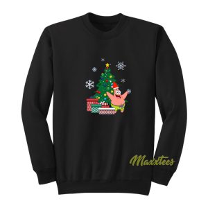 Patrick Star Around The Christmas Tree Sweatshirt 1